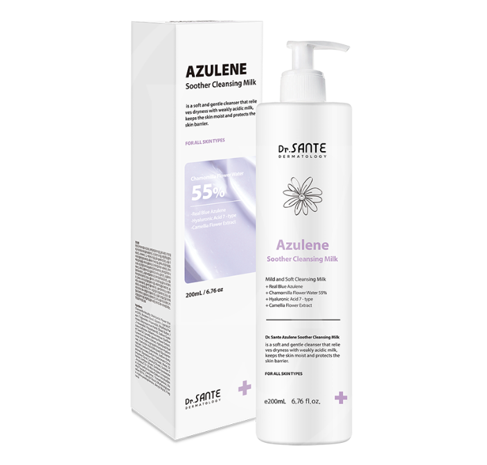 Dr.Sante Azulene Soother Cleansing Milk (200ml / 500ml)