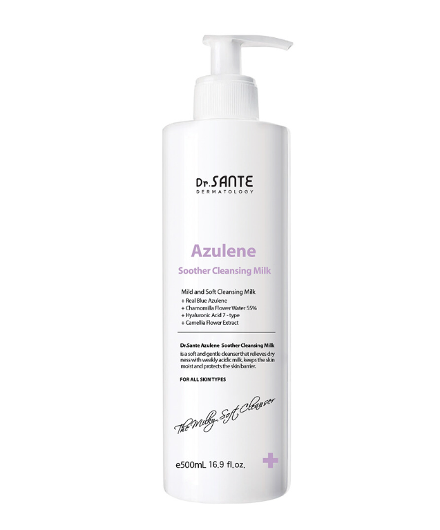 Dr.Sante Azulene Soother Cleansing Milk (200ml / 500ml)