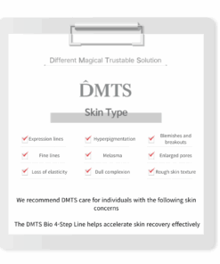 DMTS Bio Skin care line recommended skin