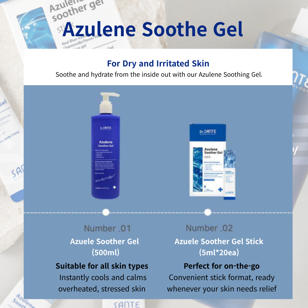 Dr. Sante Azulene Soother Gel Stick (5mlX20ea) / (500ml)