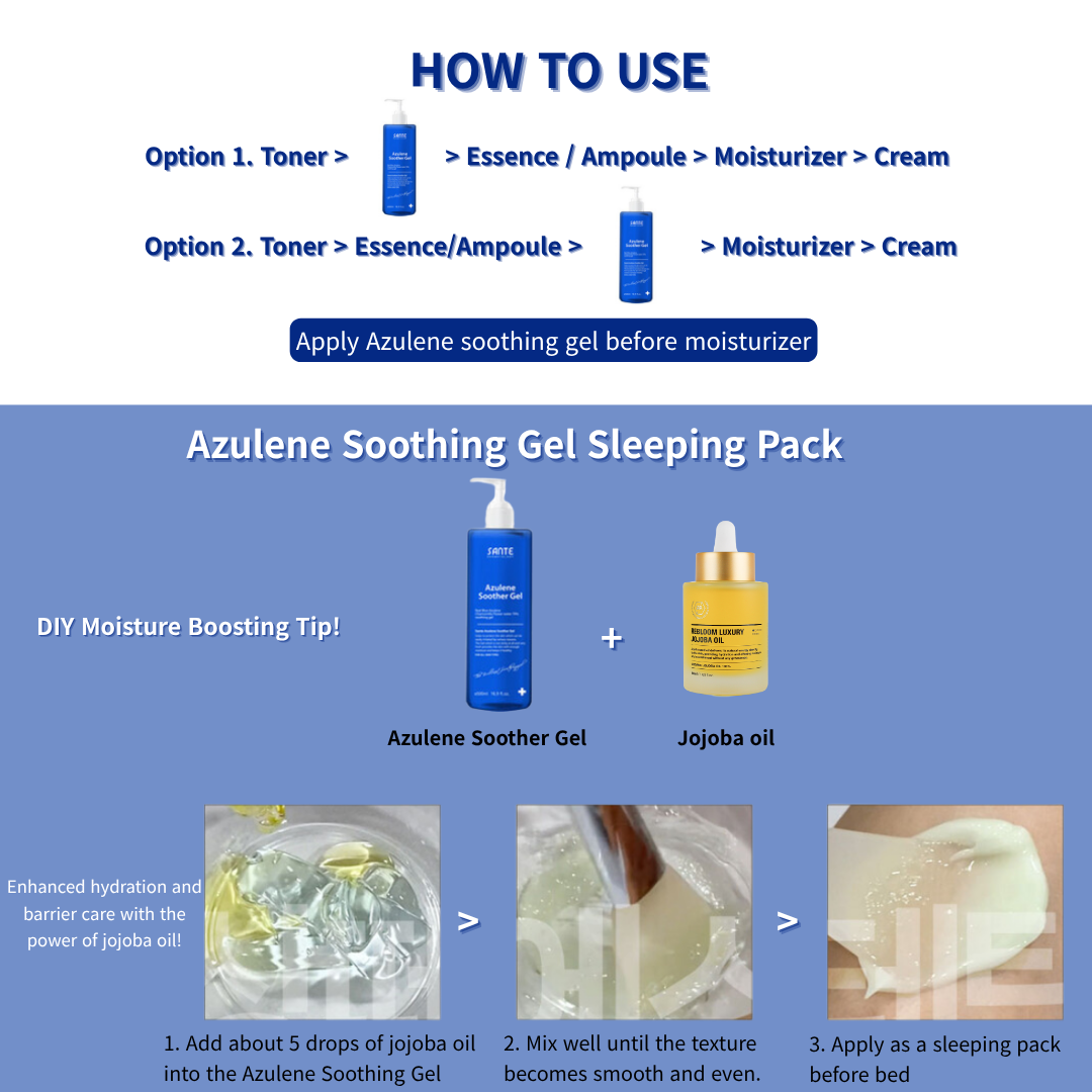 Dr. Sante Azulene Soother Gel Stick (5mlX20ea) / (500ml)