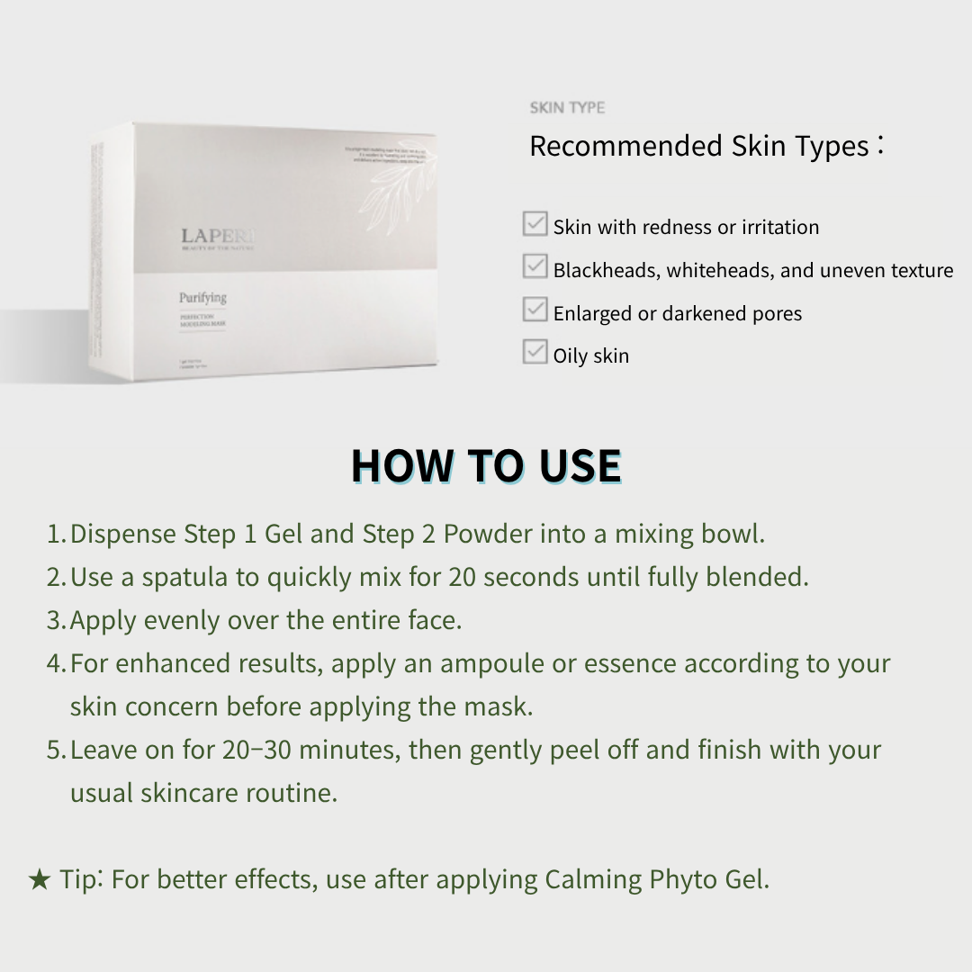 Laperi Purifying Perfection Modeling Mask (Gel 60g + Powder 6g)