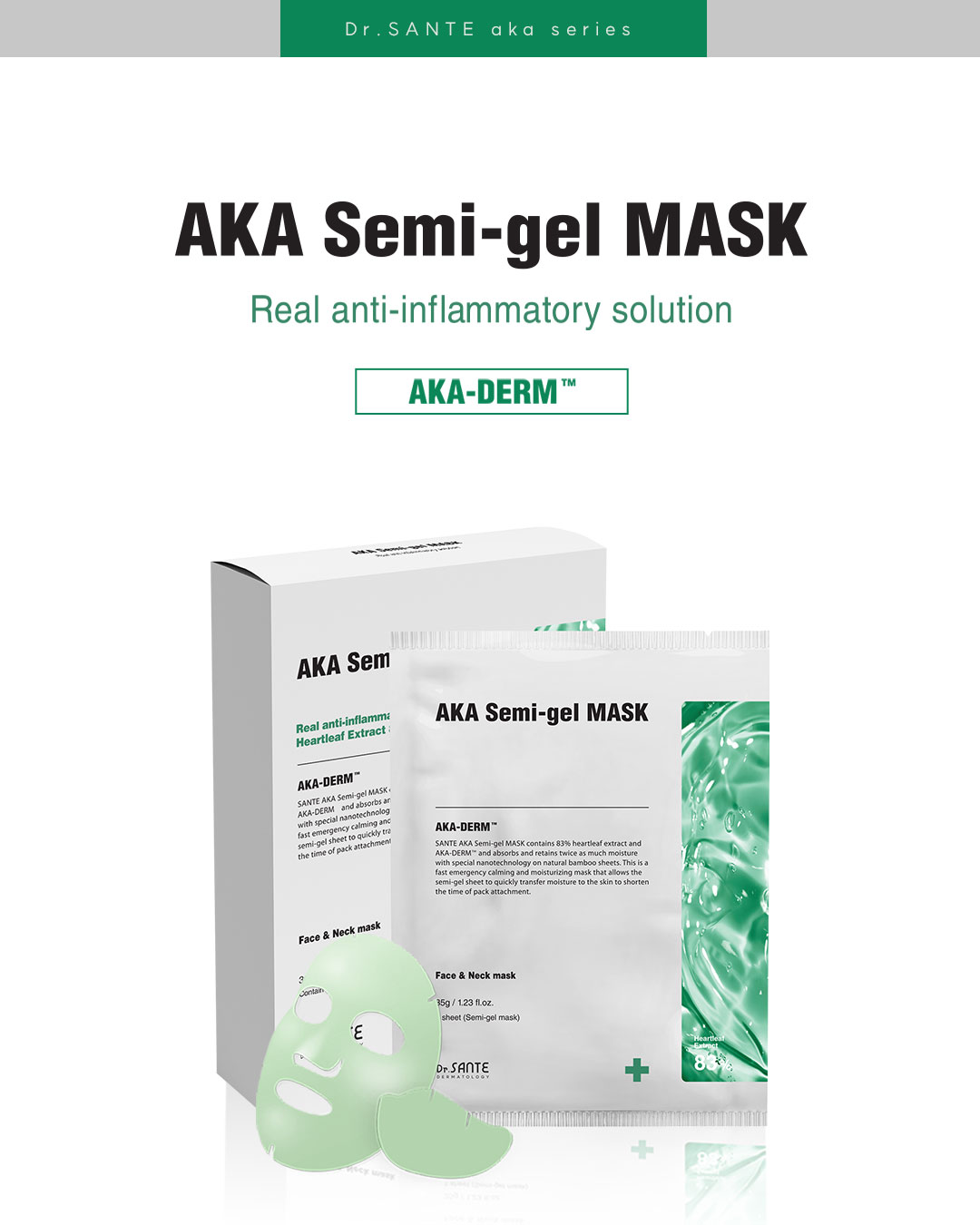 Dr. Sante Artemisia AKA SEMI-GEL MASK (1box/5sheets) - Image 2