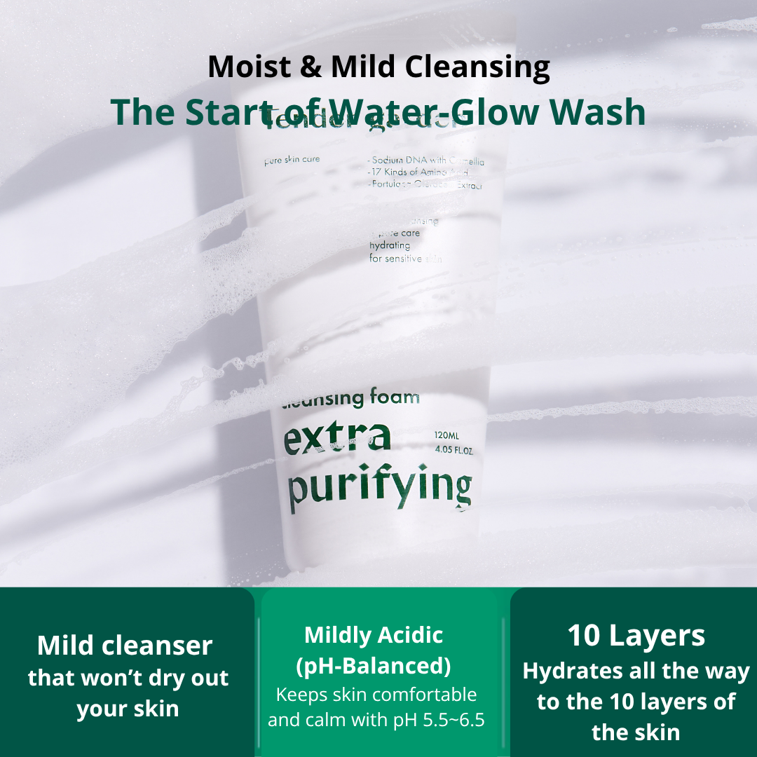 Tender garden Extra Purifying Cleansing Foam (120ml)