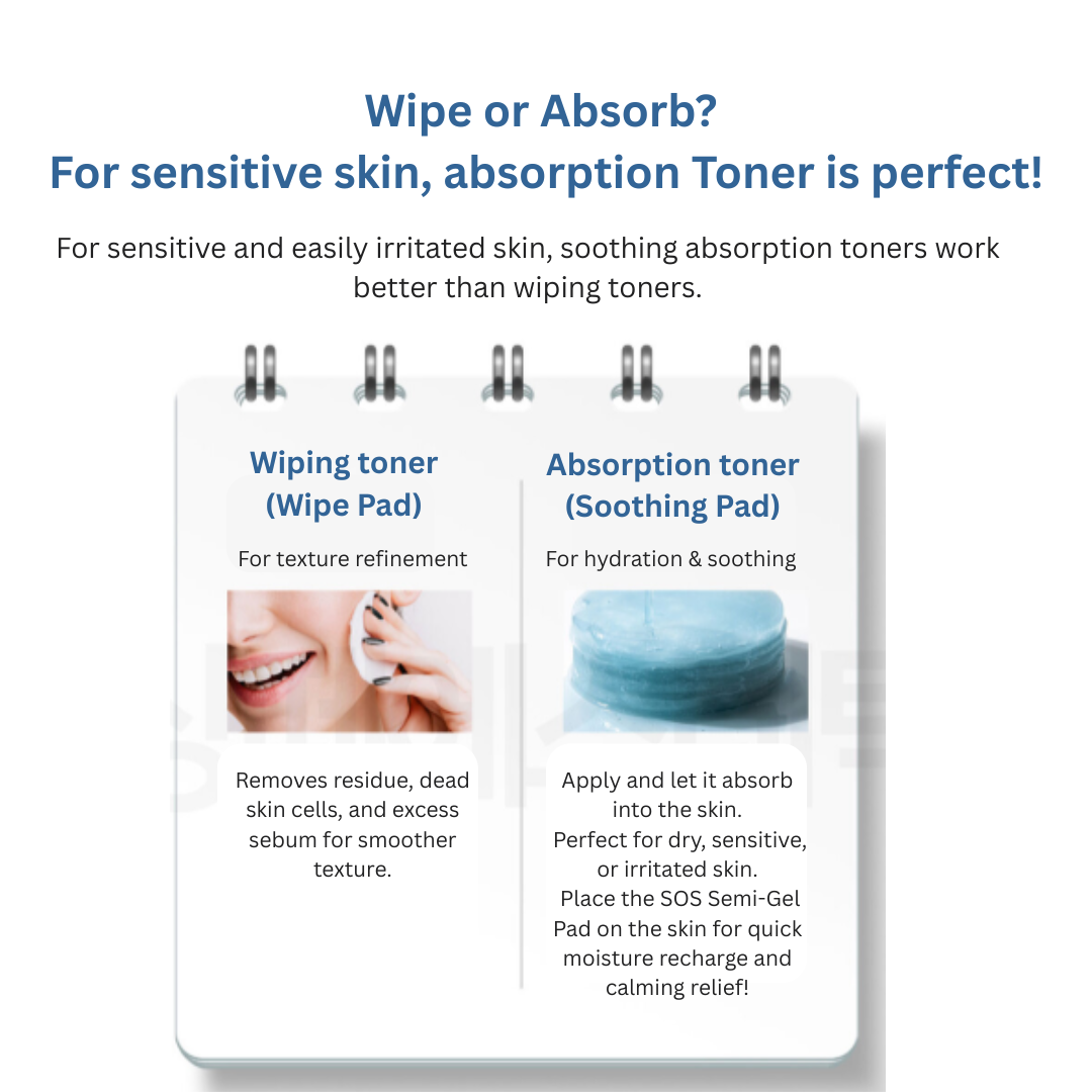 Dr.SANTE Soother Semi-Gel Toner Pad (1box*80Pads)