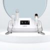 Lymfit2 – Body Sono, Face Sono, HIFU Lymfit2 is a core aesthetic device designed for décolleté and facial lymphatic drainage care, as well as lifting treatments using HIFU technology. 3 Interchangeable Handpieces: Body Sono (Body Ultrasound) – 850 kHz / 2.4 MHz (Dual Frequency) Face Sono (Facial Ultrasound) – 1 MHz / 3 MHz / 10 MHz (Simultaneous Output) Face HIFU – 1.5 mm / 3.0 mm / 4.5 mm (Up to 500,000 shots per cartridge) Product size :  W420 x H163 x D245mm Product package size : W495 x H250 x D430mm Product package weight : About 6.5kg Input voltage : AC110V ~ 240V, 60Hz 1.45A Output voltage : DC 42V3A, 130W LCD panel : 5inch (500 x 480 px)