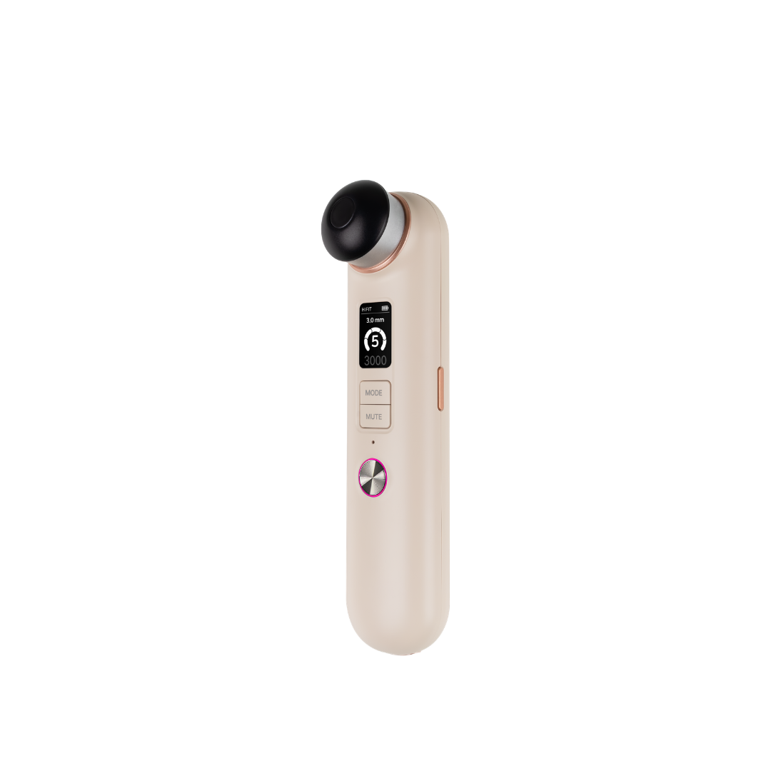 Lymfit.Pro Homecare Device (SONO + HIFIT)+GEL(50g) Elasticity, glow & lifting From daily care to intensive elasticity care all in one device Lymfit. Pro 1 device with 2 heads (SONO / HIFIT) SONO - skin balance care 1•3•10•17MHz 4 frequencies 3Mhz - Massage 10Mhz - Moisture 1•3•10•17 MHz - Quad care Designed for up to 2.5W high output Hydration care, skin texture care, skin radiance care Daily routine HIFIT (Focused Elasticity Care) Elasticity care head (3.0mm) Face care, elasticity care, regular routine 1- week routine / use once every 7~10 days for elasticity care Product Specification Model Name : JHS200B Product Size : W48 x H198 x D57mm Product weight : About 281g SONO weight : About 46g HIFIT weight : About 28g Product Package Size : W170 X H233 X D145mm Product Package Weight : About 1.24kg Product Box Size : W300 x H270 x D190mm Product Box Weight : About 1.61kg Input : DC 5V2A Battery :2400mAh Charging Cable : C-TYPE Charging Time : About 180 minutes Usage Time : About 150 minutes LCD : 1.14inch (135 x 240px) Manufacturer : In Korea