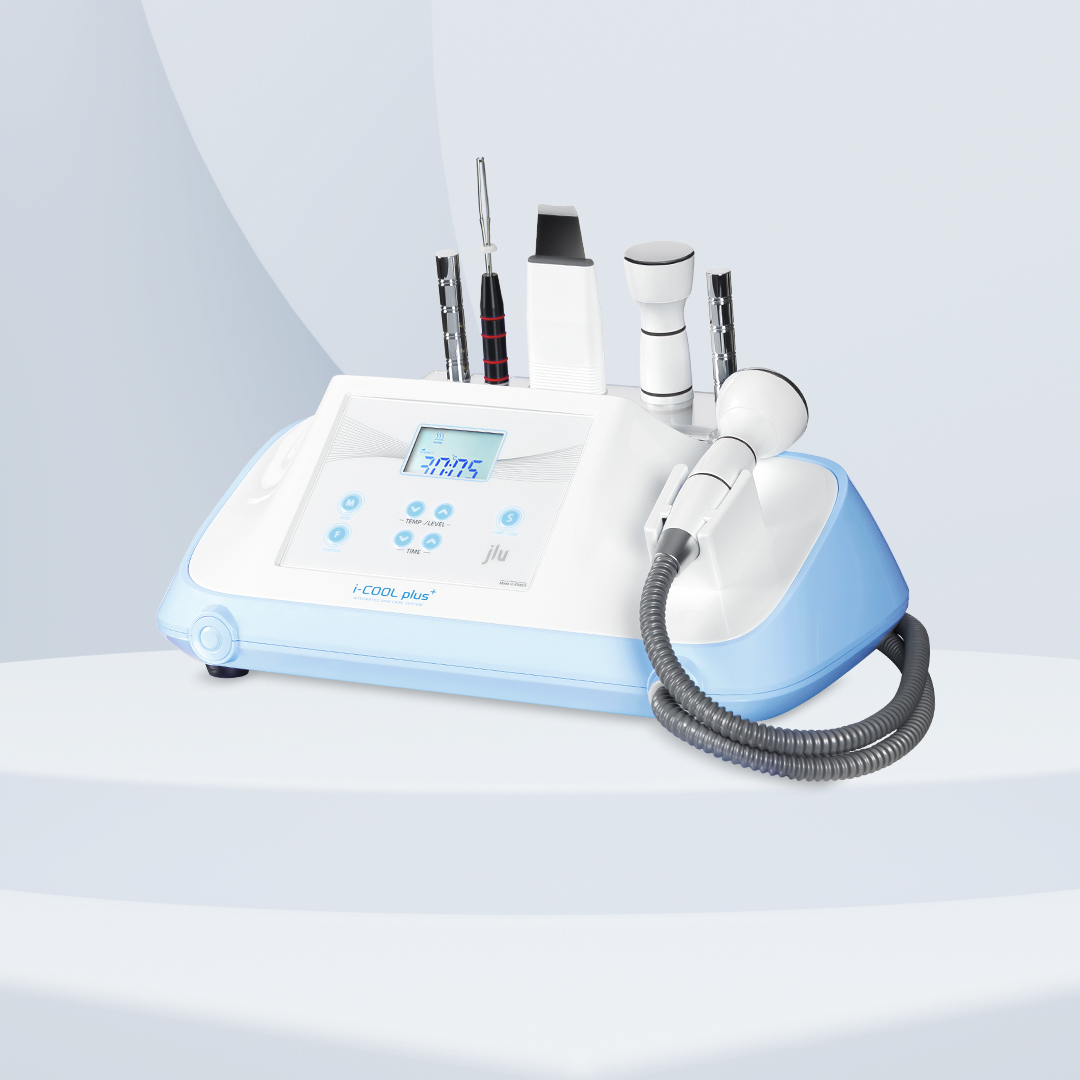 i-Cool plus+_multi-functional beauty equipment All-in-One Aesthetic Device – A Steady-Selling model in Korean Aesthetic shops, A proven steady-seller in Korean aesthetic clinics, this multi-functional device features the 4 core technologies essential for basic skincare treatments perfect for professional use. Key Functions: Skin Scrubber – 27kHz high-frequency vibration for deep pore cleansing Sono (Ultrasound) – 1MHz (1 million vibrations per second) to enhance product absorption Vitamin Clip (Iontophoresis) – promotes active ingredient penetration Cooling & Heating – Cryo function with adjustable temperature from -20°C to 40°C Product specifications Product size : W423 x H164 x D247mm Product package size : W495 x H250 x D430mm Product package weight : About 6.5kg Input voltage : AC110V~240V, 60Hz 1.47A Output voltage : DC12V10A, 120W LCD panel : 50X 33mm