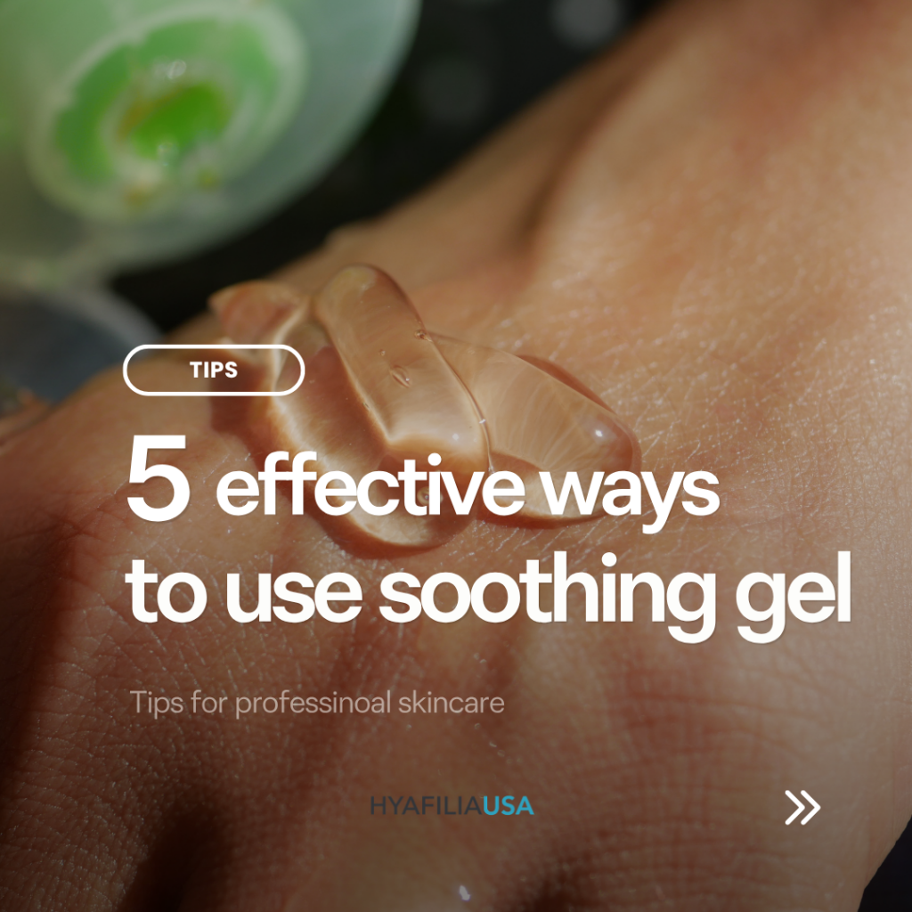 5 Ways to Use Soothing Gel in Your Treatment Room Soothing gel is one of the most versatile products in skincare. While it is well known for calming irritated skin, it can also be incorporated into various professional treatments and home-care routines to enhance hydration, comfort, and overall skin health. Here are 5 effective ways to use soothing gel and get the most out of it.
