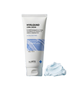 Dr.Sante Hyalquad Core Cream 200g Login to see professional pricing Dr. Sante Hyalquad Core Cream is a deeply nourishing moisturizer that strengthens the skin’s moisture core with an advanced dual-moisture barrier. It helps prevent moisture loss while sealing in long-lasting hydration, leaving the skin soft, smooth, and comfortably supple. Product Features Provides a dual-moisture coating to lock in hydration and minimize water loss. Delivers rich, non-drying moisture with TE HA Complex and eight types of hyaluronic acid. Contains Sacran to form a natural protective film on the skin. Infused with NAD+ and Resveratrol to help revitalize tired-looking skin and restore a healthy glow. Enhanced with Ceramide NP for up to 100 hours of lasting hydration. Key Ingredients TE HA Complex, Sacran, Resveratrol, NAD+, Ceramide NP, Squalane, Shea Butter, and 8 Types of Hyaluronic Acid. How to use Dr.Sante Hyalquad Core Cream After cleansing, refine your skin texture with toner & ampoule to create a moisture base Take an appropriate amount, gently spread it along the skin texture, and let it absorb. TIp On areas where you feel dryness, layer a small amount 2-3 times along the skin texture to form an even more reliable moisturizing barrier Dr.Sante Hyalquad Core Cream Ingredients Water, Butylene Glycol, Caprylic/Capric Triglyceride, Glycerin, Glycereth-26, Hydrogenated Polyisobutene, Cetearyl Olivate, Sorbitan Olivate, Dimethicone, Synthetic Wax, Cetearyl Glucoside, Squalane, Butyrospermum Parkii (Shea) Butter, Phenyl Trimethicone, Xylitylglucoside, Anhydroxylitol, Xylitol, Glucose, Ceramide NP, Rosa Damascena Flower Water, Nicotinamide Adenine Dinucleotide, Resveratrol, Aphanothece Sacrum Polysaccharides, Hydrolyzed Vegetable Protein, Kluyveromyces Extract, Lactobacillus Ferment Lysate, Saccharomyces Ferment Lysate Filtrate, Camellia Japonica Flower Extract, Camellia Japonica Seed Extract, Camellia Japonica Seed Oil, Paeonia Lactiflora Extract, Sodium Hyaluronate, Hydroxypropyltrimonium Hyaluronate, Sodium Acetylated Hyaluronate, Hydrolyzed Hyaluronic Acid, Sodium Hyaluronate Crosspolymer, Hydrolyzed Sodium Hyaluronate, Hyaluronic Acid, Potassium Hyaluronate, Gardenia Florida Fruit Extract, Coccinia Indica Fruit Extract, Melissa Officinalis Leaf Extract, Polyglyceryl-2 Isostearate/Dimer Dilinoleate Copolymer, Acrylates/C10-30 Alkyl Acrylate Crosspolymer, Methylpropanediol, Coco-Caprylate/Caprate, Cetearyl Alcohol, Glyceryl Stearate, Arginine, Xanthan Gum, Microcrystalline Wax, Caprylyl Glycol, Pentylene Glycol, Caprylhydroxamic Acid, 1,2-Hexanediol, Maltodextrin, Ethylhexylglycerin, Disodium EDTA, Fragrance.