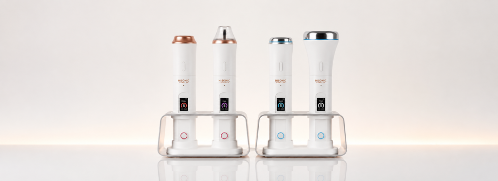 NEW HISONIC Cordless Handheld Devices! For professional treatments, without the bulk LOGIN TO ACCESS PROFESSIONAL & SPECIAL PRICING Face HiFit | Air Plasma | Face Sono | Body Sono - Kbeauty professionals